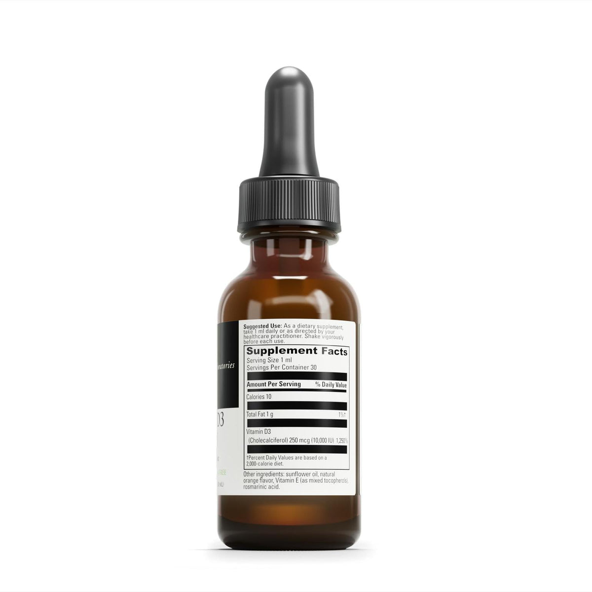 Détail du compte-gouttes de DAVINCI Liquid D3