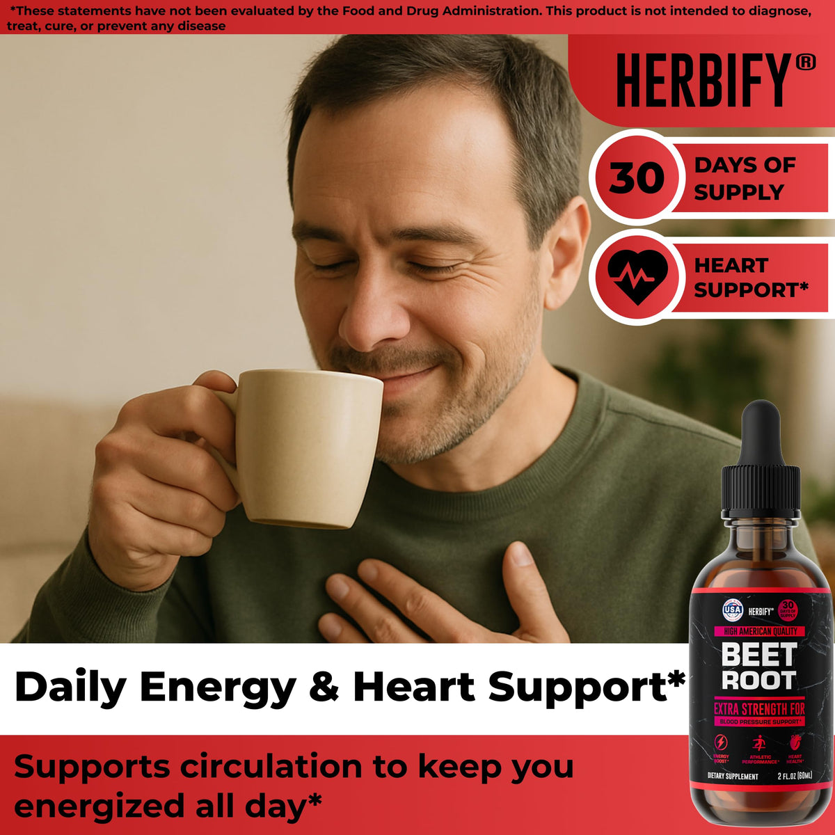 Détail du compte-gouttes de l'extrait de racine de betterave HERBIFY
