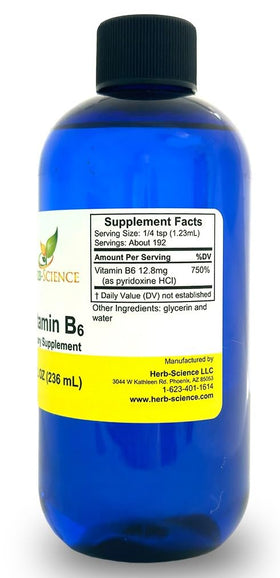Détail du compte-gouttes des Gouttes de Vitamine B6 Herb-Science