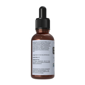 Détail du compte-gouttes du flacon d'Astaxanthin, 12mg par dose