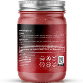 Détail du couvercle du gel d'Irish Sea Moss WELLNESS LABSRX