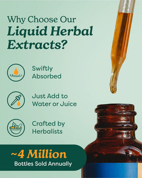 Détail du flacon d'extrait de gentiane Herb Pharm