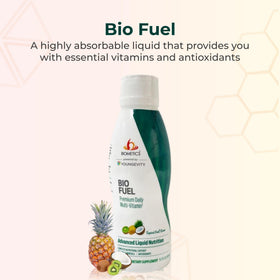 Détail du flacon de Youngevity Bio Fuel Multivitamine Liquide