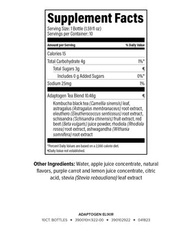 Détail du mélange botanique dans l'Adaptogen Elixir Isagenix
