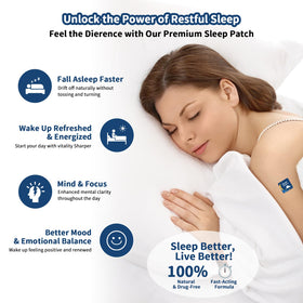Détail du patch de sommeil Kaeruw avec magnésium