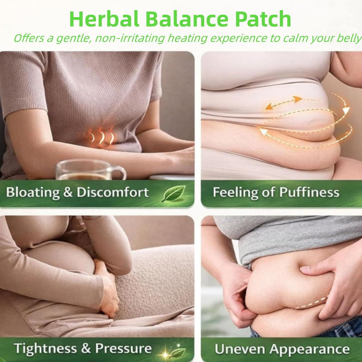 Détail du patch herbes japonaises CRIVERY montrant sa taille