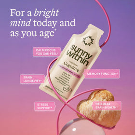 Détail du sachet de complément alimentaire Sunny Within 630g