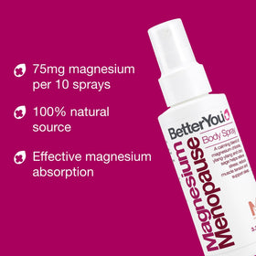 Détail du spray BetterYou avec ylang-ylang et sauge sclarée