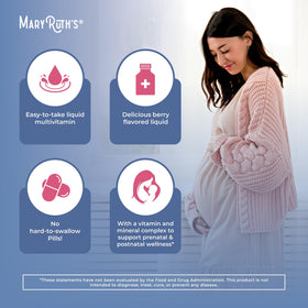 Détail sur l'étiquette des ingrédients des multivitamines MARYRUTH'S
