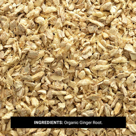Détail sur la texture de la racine de gingembre coupée