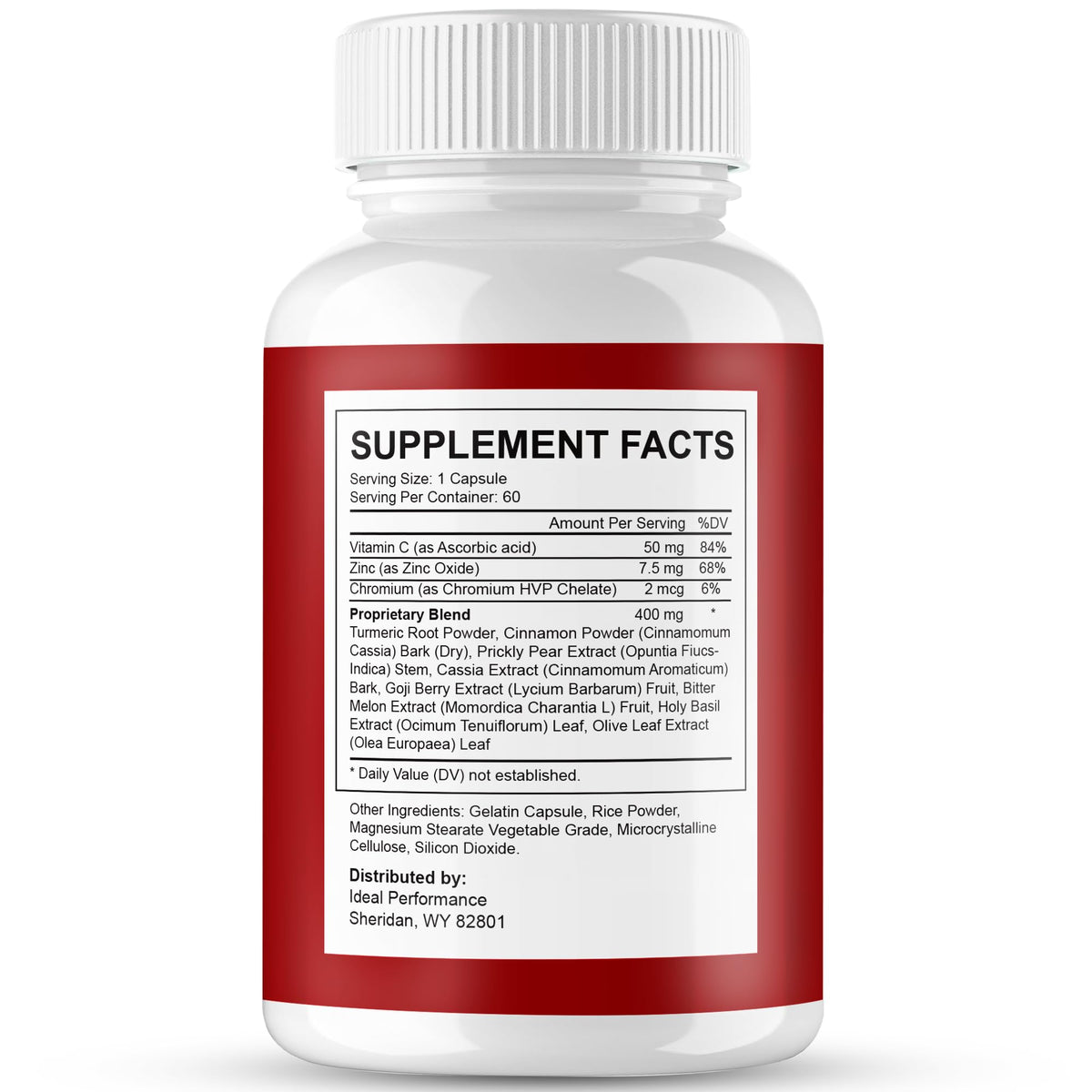 Détail sur les capsules BioVera d'IDEAL PERFORMANCE