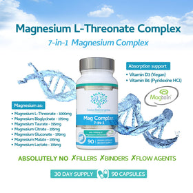 Détail sur les capsules de Magnésium 7-en-1 Swiss Bioenergetics