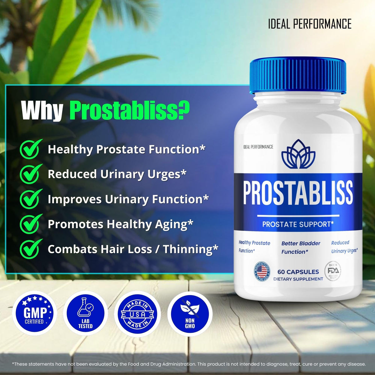 Détail sur les gélules ProstaBliss