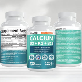 Détail sur les ingrédients de Calcium 1200 mg avec Vitamine D3 K2