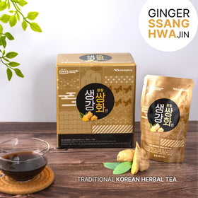 Détail sur les sachets de thé au gingembre KWANGDONG