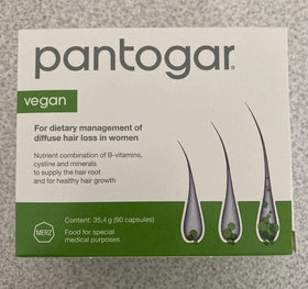 Détail sur une capsule Pantogar, sans colorants