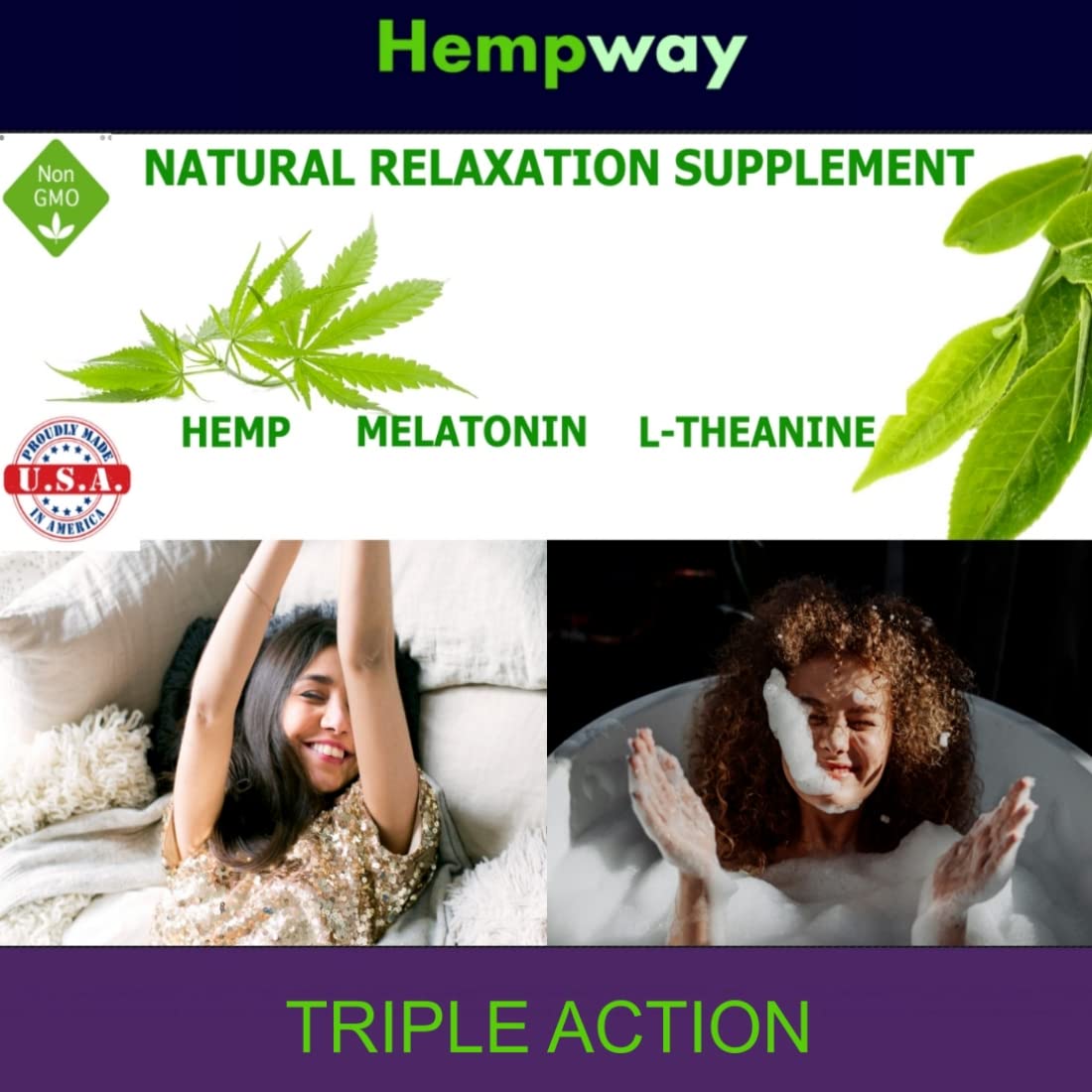 Détails d'une gummy HEMPWAY montrant sa texture