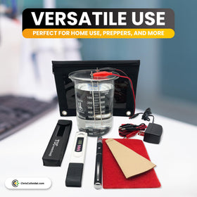 Détails de l'alimentation par batterie du Kit Chris Colloidal