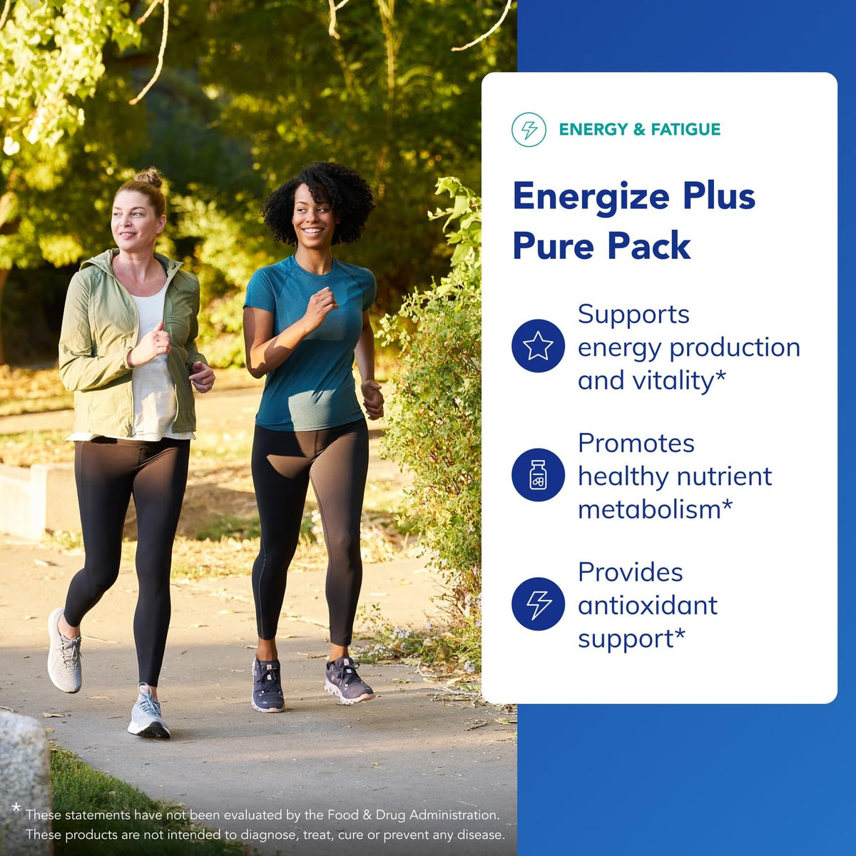 Détails de l'emballage d'Energize Plus Pure Pack