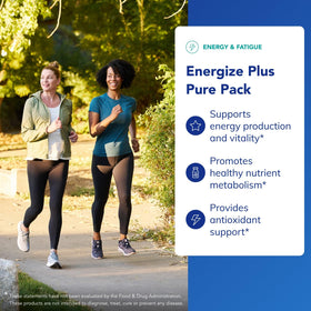 Détails de l'emballage d'Energize Plus Pure Pack