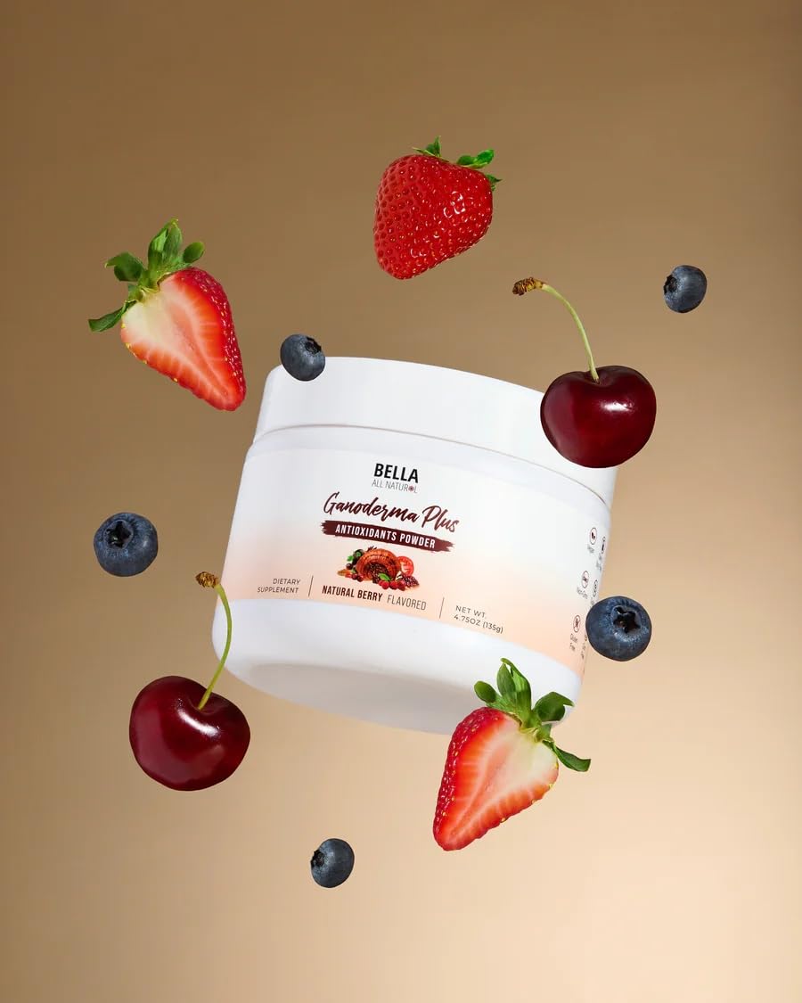 Détails de l'emballage de Bella All Natural Ganoderma