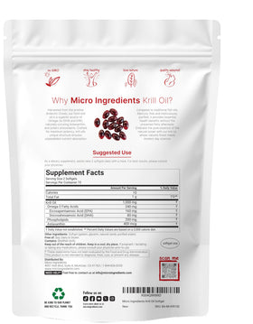 Détails de l'emballage de l'huile de krill Micro Ingredients