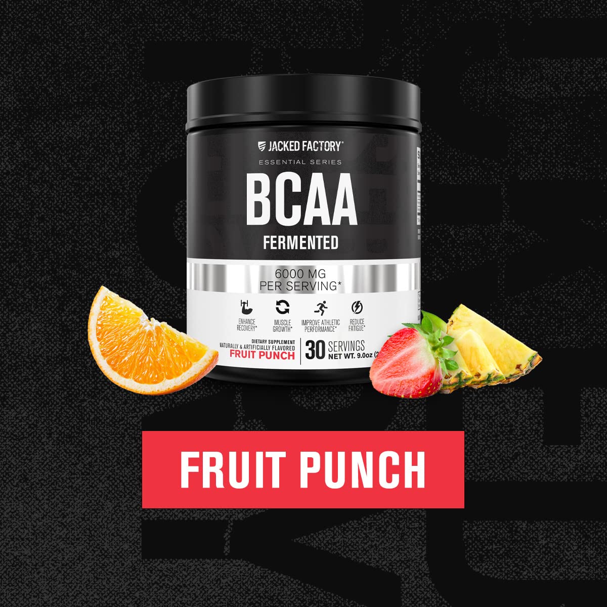 Détails de l'emballage de la poudre BCAA Jacked Factory