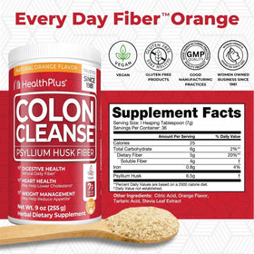 Détails de l'emballage de la poudre de fibres Colon Cleanse Health Plus