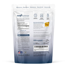 Détails de l'emballage de la poudre de gluconate de magnésium GADE NUTRITION