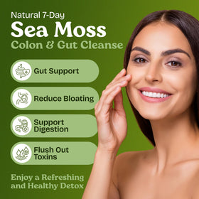 Détails de l'emballage de la Poudre de Psyllium et Mousse de Mer 14 oz