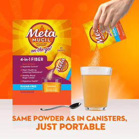 Détails de l'emballage de Metamucil Poudre de Psyllium