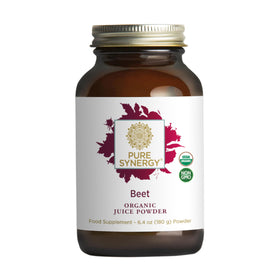Détails de l'emballage de Poudre de Jus de Betterave Bio PURE SYNERGY