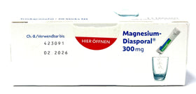 Détails de l'emballage de Protina Magnésium Diasporal 300mg