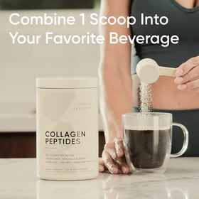 Détails de l'emballage de Sports Research Collagen Peptides