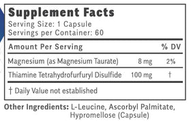 Détails de l'emballage de Thiamax avec capsules de petite taille