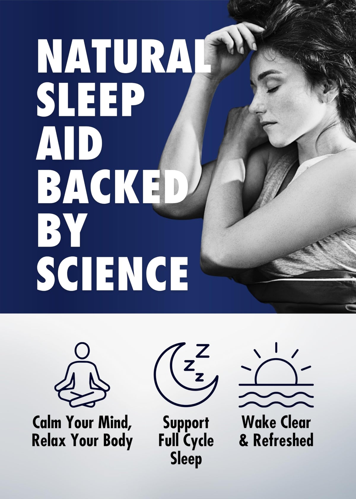 Détails de l'emballage du complément alimentaire sommeil HEALTH DIRECT