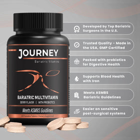 Détails de l'emballage du Journey Bariatric Multivitamin 60 comprimés
