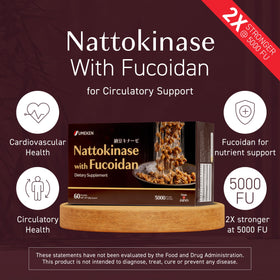 Détails de l'emballage Umeken Nattokinase Plus Fucoidan