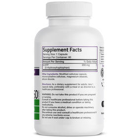 Détails de l'étiquette de Bronson 5-HTP 200mg