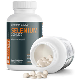 Détails de l'étiquette de Bronson Sélénium 200 mcg