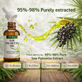 Détails de l'étiquette de l'huile de Saw Palmetto PHYTO LIFE