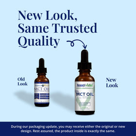 Détails de l'étiquette de l'huile MCT 100% pure Research Verified