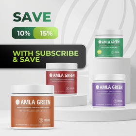 Détails de l'étiquette de la Poudre d'Amla Green