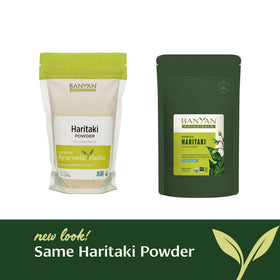 Détails de l'étiquette de la poudre de Haritaki 249g
