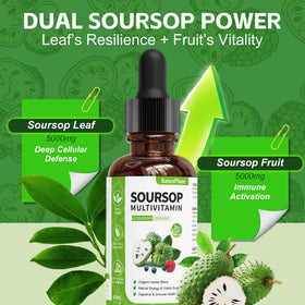 Détails de l'étiquette de NaturePlanet Soursop Bitters