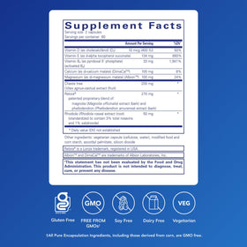 Détails de l'étiquette de Pure Encapsulations PMS Essentials