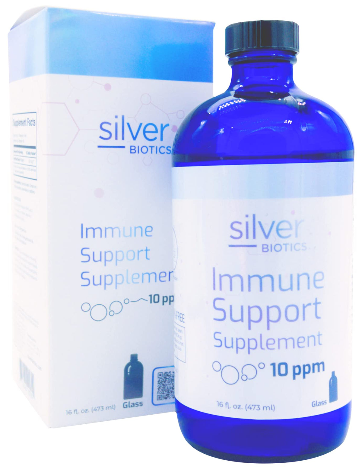 Détails de l'étiquette de Silver Biotics 10 PPM