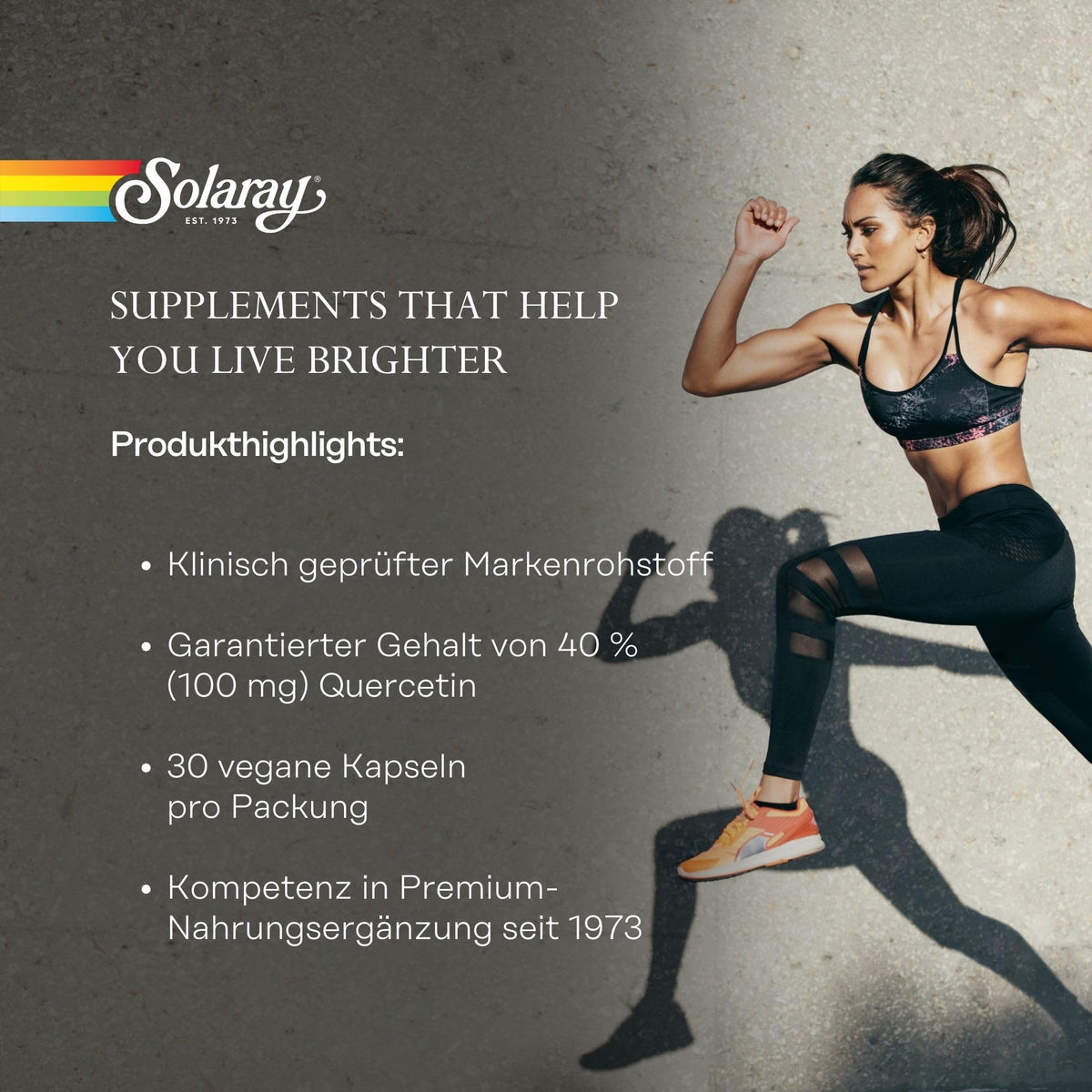 Détails de l'étiquette de SOLARAY Quercetin Phytosome 250 mg