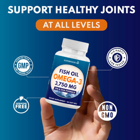 Détails de l'étiquette de Superfood MD Huile de Poisson