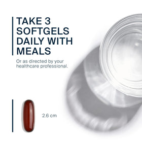 Détails de l'étiquette de Vital Nutrients Huile de Graines de Lin 3 000mg